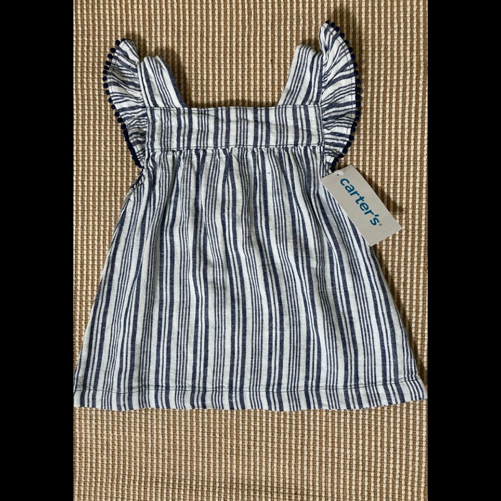 Carter’s 12 months Striped Dress